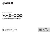 Yamaha YAS-CU209 Quick Start Manual