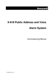 Honeywell X-618 Commissioning Manual