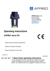 afriso CAPBs sens CO Operating Instructions Manual