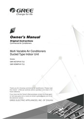Gree GMV-ND72PH/A-T(U) Owner's Manual