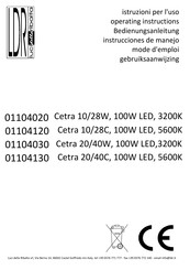 LDR Cetra 20/40C Operating Instructions Manual