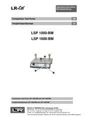 LR-Cal LSP 1600-BM Operating Instructions Manual