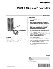 Honeywell Aquastat L8100A Manual