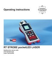RHEINTACHO RT STROBE pocketLED  LASER Operating Instructions Manual
