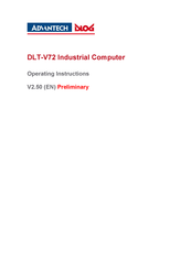 Advantech DLoG DLT-V72 Series Operating Instructions Manual