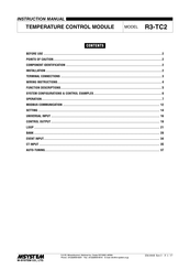 M-system R3-TC2 Instruction Manual