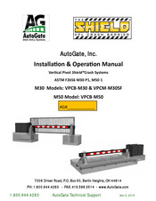 AutoGate Shield VPCM-M30SF Installation & Operation Manual