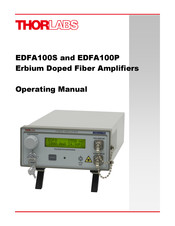 THORLABS EDFA100P Operating Manual