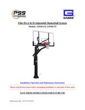 PSS Gared Elite Pro II Installation, Operation And Maintenance Manual