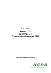 Keba OP 460-LD/A Project Engineering Manual