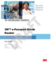 3M Kiosk ePassport Reader PV35-02 Series User Manual