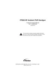 Nordson FP900 Customer Product Manual