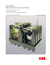 ABB MG-6 Instruction Leaflet