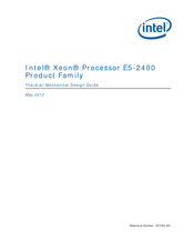 Intel Xeon E5-2400 Thermal/Mechanical Design Manual
