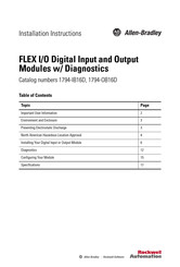 Allen-Bradley 1794-OB16D Installation Instructions Manual