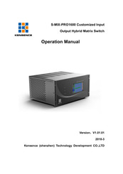 Kensence S-MIX-PRO1600 Operation Manual