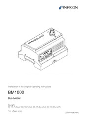 Inficon BM1000 PROFINET Operating Instructions Manual