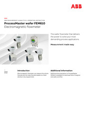 ABB ProcessMaster FEM611 Operating	 Instruction