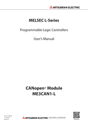 Mitsubishi Electric CANopen ME3CAN1-L User Manual