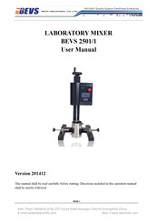 BEVS BEVS 2510/6 User Manual