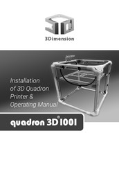 MYMEDIA Quadron 3D 1001 Installation & Operating Manual