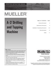 Mueller A-3 Operating Instructions Manual