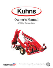 Kuhns mfg AF8 Owner's Manual