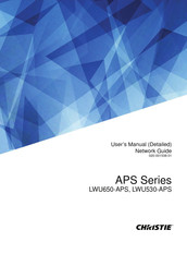 Christie WU650-APS User Manual