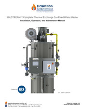Hamilton Engineering SOLSTREAM DCH-7000 Installation, Operation And Maintenance Manual