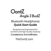 Cambridge SoundWorks OontZ Angle 3 BudZ Quick Start Manual