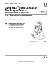 Graco SaniForce 3150 3A Instructions-Parts List Manual
