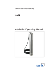 KSB Ixo N 45 D Operating Manual