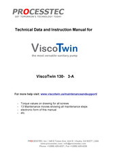 PROCESSTEC ViscoTwin 130 Series Instruction Manual