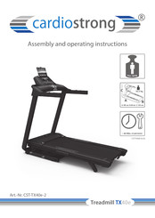 CARDIOSTRONG TX40e Assembly And Operating Instructions Manual