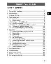 Odys X55 GLOW User Manual