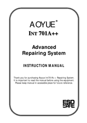 aoyue Int701A++ Instruction Manual