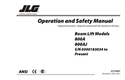 JLG 800AJ Operation And Safety Manual