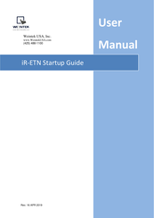 weintek iR-ETN Startup Manual