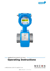 Mecon mag-flux T4 Operating Instructions Manual
