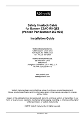 Voltech 250-030 Installation Manual