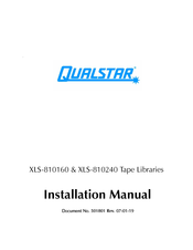 Qualstar XLS-810240 Installation Manual