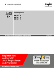 EWM PM 451 W Operating Instructions Manual