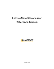 Lattice Semiconductor LatticeMico8 Reference Manual