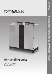 Remak CAKE Installation And Operating Instructions Manual