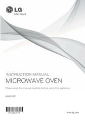 LG MS0741FE Instruction Manual