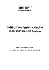 Digitus Professional DN-170090 Quick Installation Manual