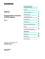 Siemens SIMATIC S7 F Manual