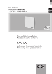 Helios KWL-VOC Operating Instructions Manual