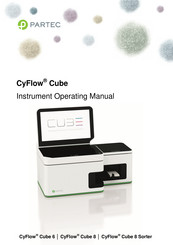 Partec CyFlow Cube 8 Instrument Operating Manual