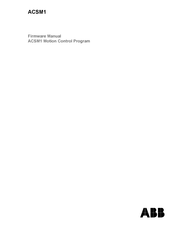 ABB ACSM1 Series Firmware Manual